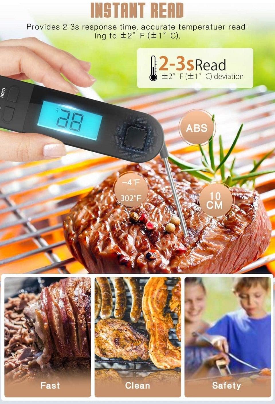 Digital Instant-Read Meat Thermometer for BBQ & Grillin