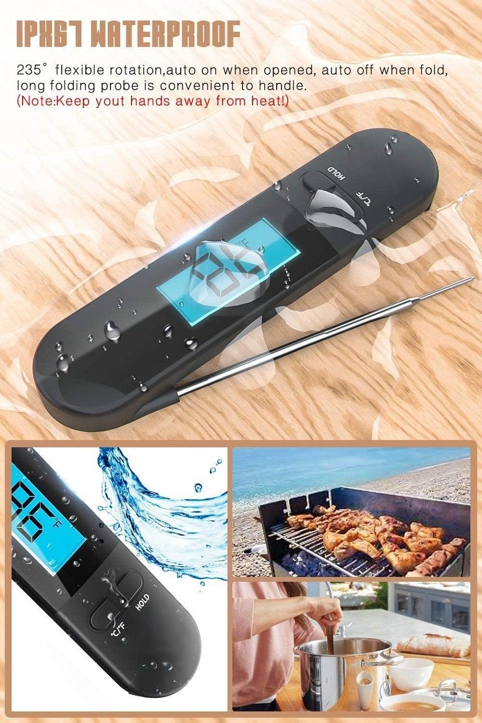 Digital Instant-Read Meat Thermometer for BBQ & Grillin