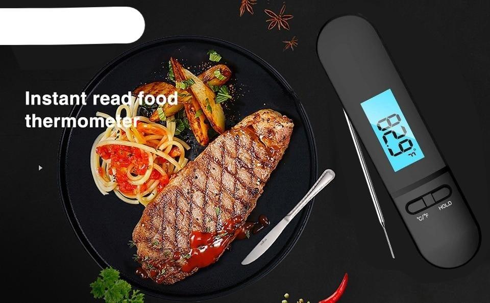 Digital Instant-Read Meat Thermometer for BBQ & Grillin
