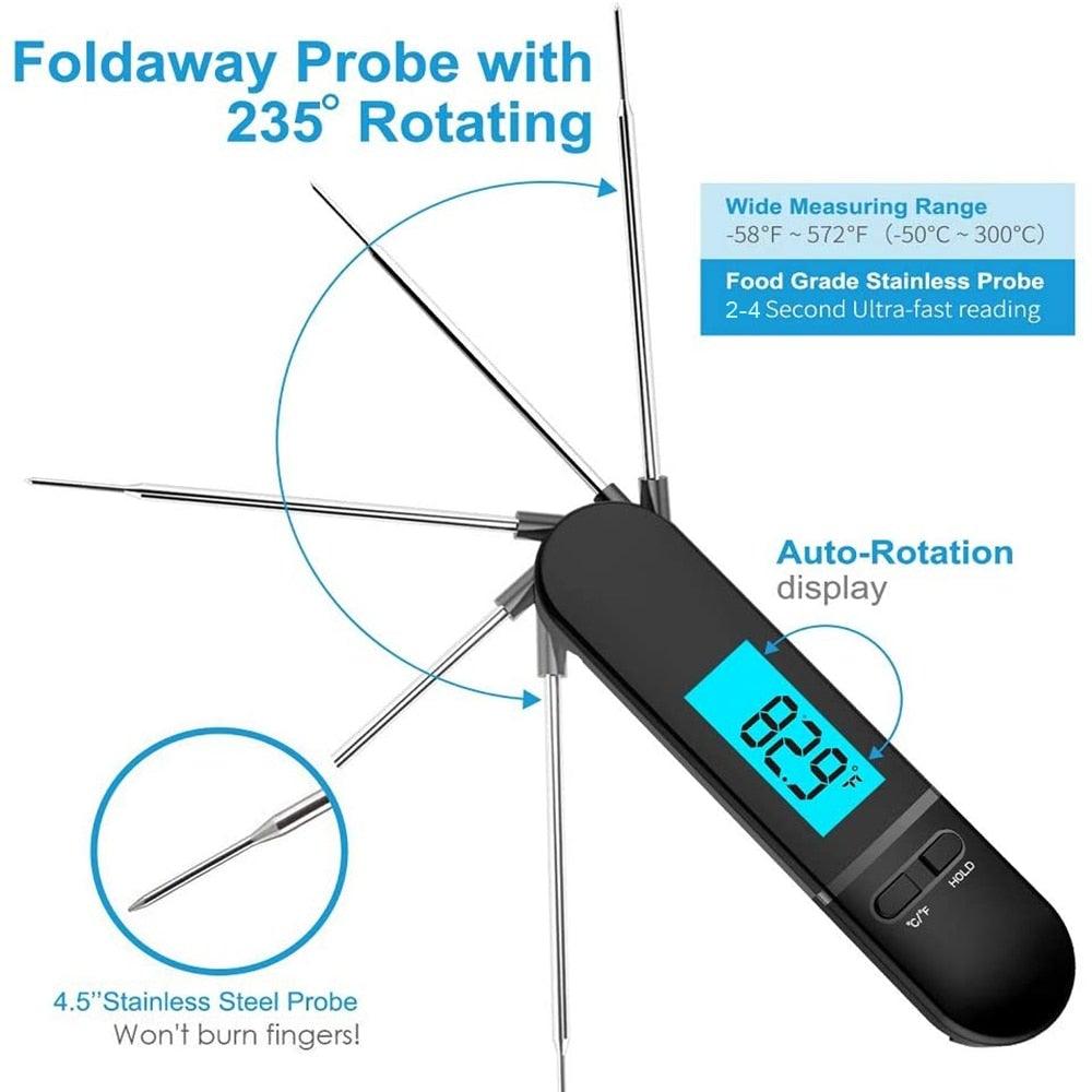Digital Instant-Read Meat Thermometer for BBQ & Grillin